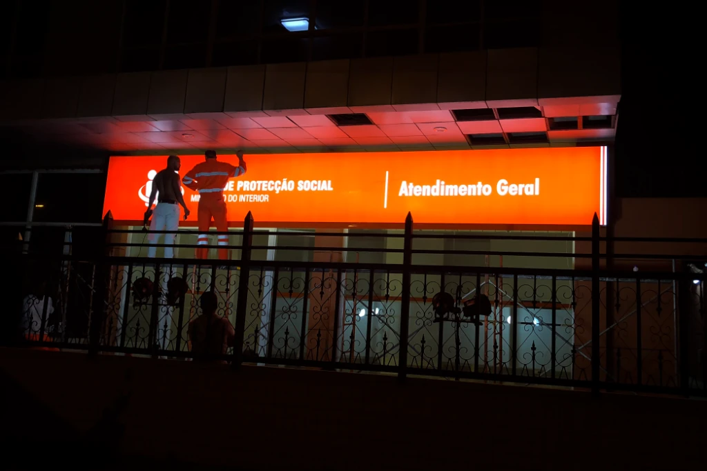 Caixa de Protecção Social, 2018 - Letreiro Lightbox