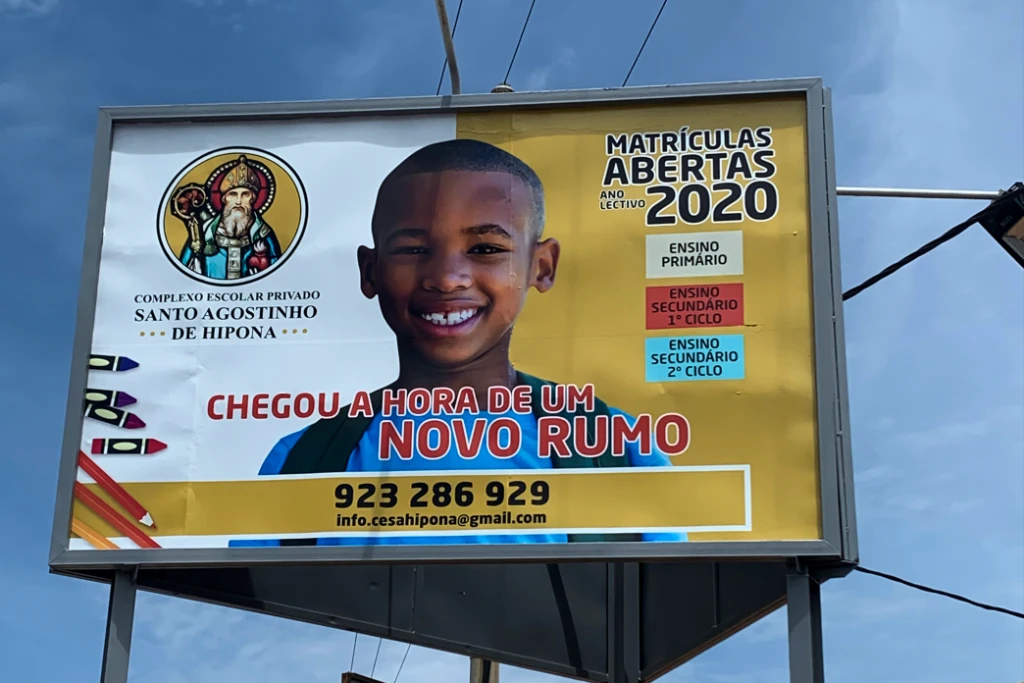 Escola Santo Agostinho de Hipona, 2019 - Letreiro