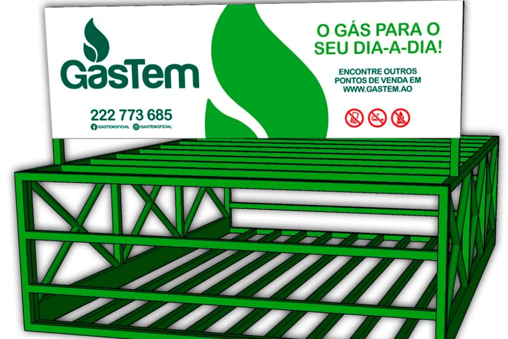 GásTem, 2021 - Sinalética Ponto de Venda